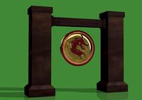 Dojo Diorama Gong | 3D