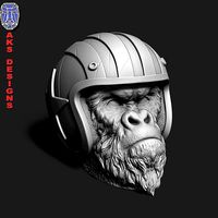 Biker gorilla 1 Penstand cum flowerpot | 3D