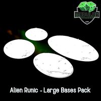 Alien Runic - Large Bases Pack | 3D