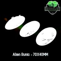 Alien Runic - 70x40mm | 3D
