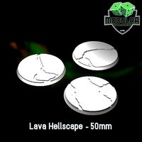 Lava Hellscape - 50mm | 3D