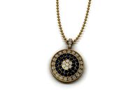 Round shape gold locket 152 | 3D