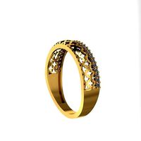moucharabieh Wedding Ring | 3D