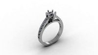 diomand ring 418  | 3D