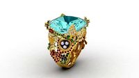 gold ring 416 | 3D