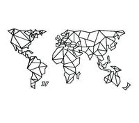 Mapa Mundi Geometrico | 3D