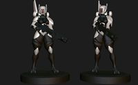 Firewarrior greater good anime figurines | 3D