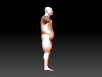 Fat man body model download | 3D