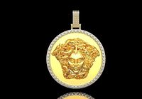 pendant medusa gorgon | 3D