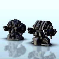 Quadri-canons turret - Warhammer 40 000 40k Star Wars Legion 3D | 3D