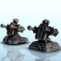 Double cannons turret - Warhammer 40 000 40k Star Wars Legion 3D | 3D