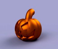 Halloween Pumpkin hookah mouthpiece Adaptador cachimba calabaza | 3D