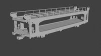 H0 1-87 scale TA 260 car carrying wagon | 3D
