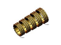 Triple braided wire fashion band US sizes 5to9 | 3D