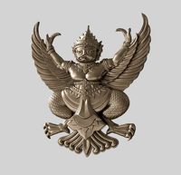 Garuda Emblem Bas-relief  | 3D