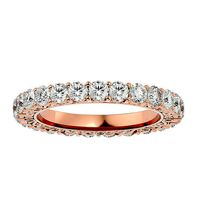 Eternity Band Diamond Ring with 360 View animation | 3D
