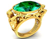 Poseidon ring mithology ring 2878 | 3D