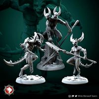 Imps set 3 miniatures 32mm pre-supported | 3D