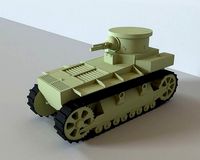 TANK T1 CUNNINGHAM 3D PRINT MODEL | 3D