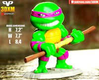 Donatello TMNT Chibi for 3D Printing STL | 3D