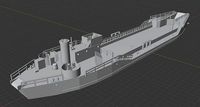 LCT Mk 4 - Landing Craft Tank Mark 4  | 3D