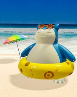 Pokemon snorlax beach style | 3D