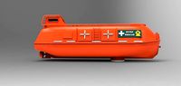 Diver lifeboat type D | 3D