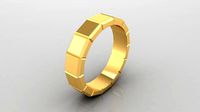 Ring M21 The luxury female wedding ring | 3D