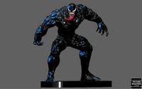 VENOM MOVIE TOM HARDY STATUE FULL SET SIMPLE BASE | 3D