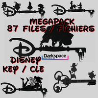 Megapack cle Disney Key | 3D