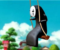 Kaonashi No Face on the swing | 3D