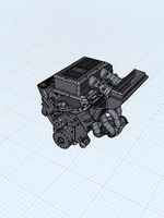 Holden Group A Walkinshaw 304 V8 Engine Commodore VL | 3D