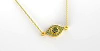 Gold Evil Eye Pendant  | 3D
