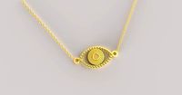 Eye Shape Pendant | 3D