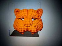 Tigre mascara juego del calamar vip squid game mask vip tiger | 3D