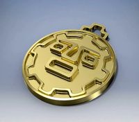 Pachacuti solar disc necklace | 3D