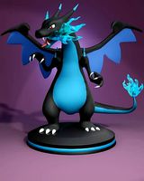 Pokemon Mega Charizard X | 3D