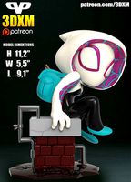 Spider-Gwen Chibi for 3D Printing STL | 3D