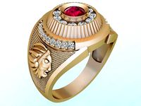 Aboriginal Rings - Men ring - N563 | 3D