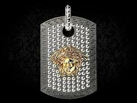 Rectangle Medusa Necklace | 3D