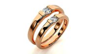 Band ring - nhan nu 1375 | 3D