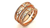 Band ring - s1 1234 | 3D
