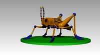 Robotic Locust  insect for 3D Printing Model | 3D
