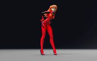 Asuka Langley in high heels | 3D
