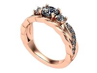 103 RGT Twist Ring | 3D