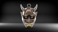 Oni Hannya Mask Pendant | 3D