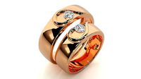 Band ring - Mau  3967 | 3D