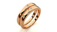 Band ring - NHAN CUOI  284 | 3D