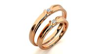 Band ring - NHAN CUOI 286 | 3D