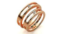 Band ring - NHAN CUOI 287 | 3D